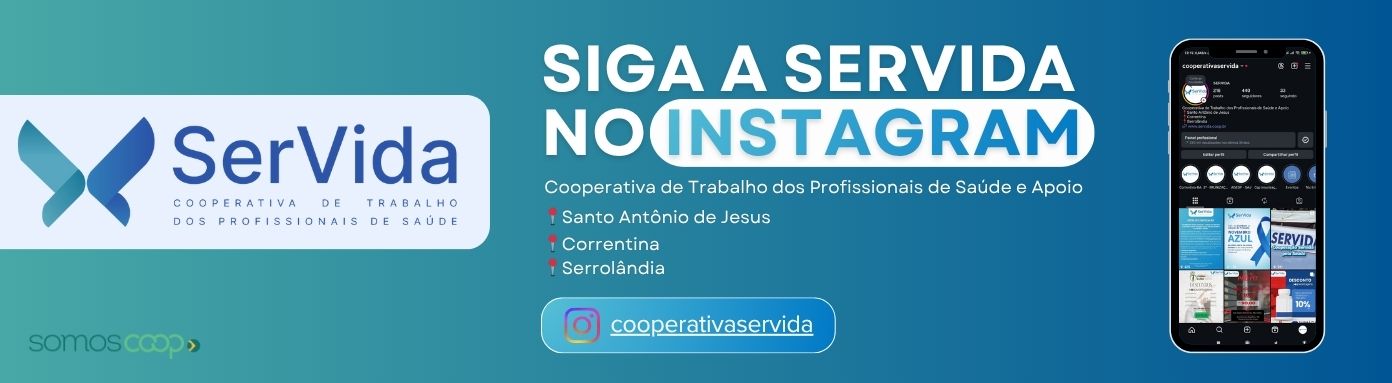 Siga a SERVIDA no instagram!