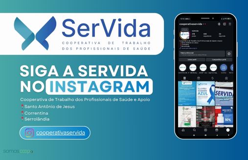 Siga a SERVIDA no instagram!